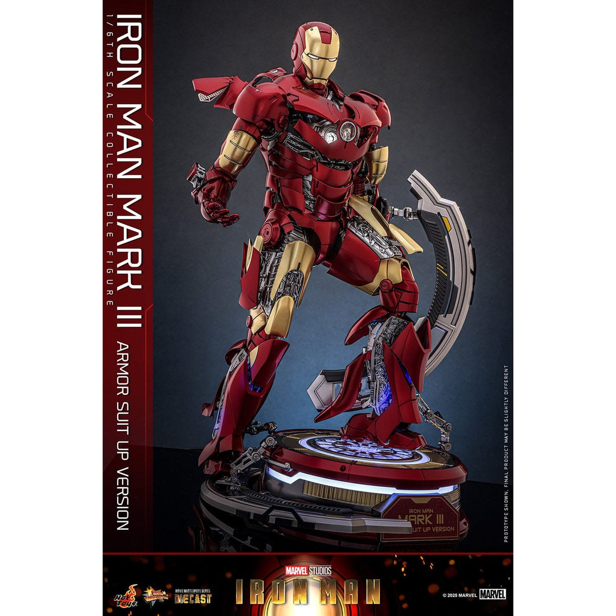 Product image Iron Man Mark III (Armor Suit Up Version) Masterpiece 1:6 Action Figure - Iron Man