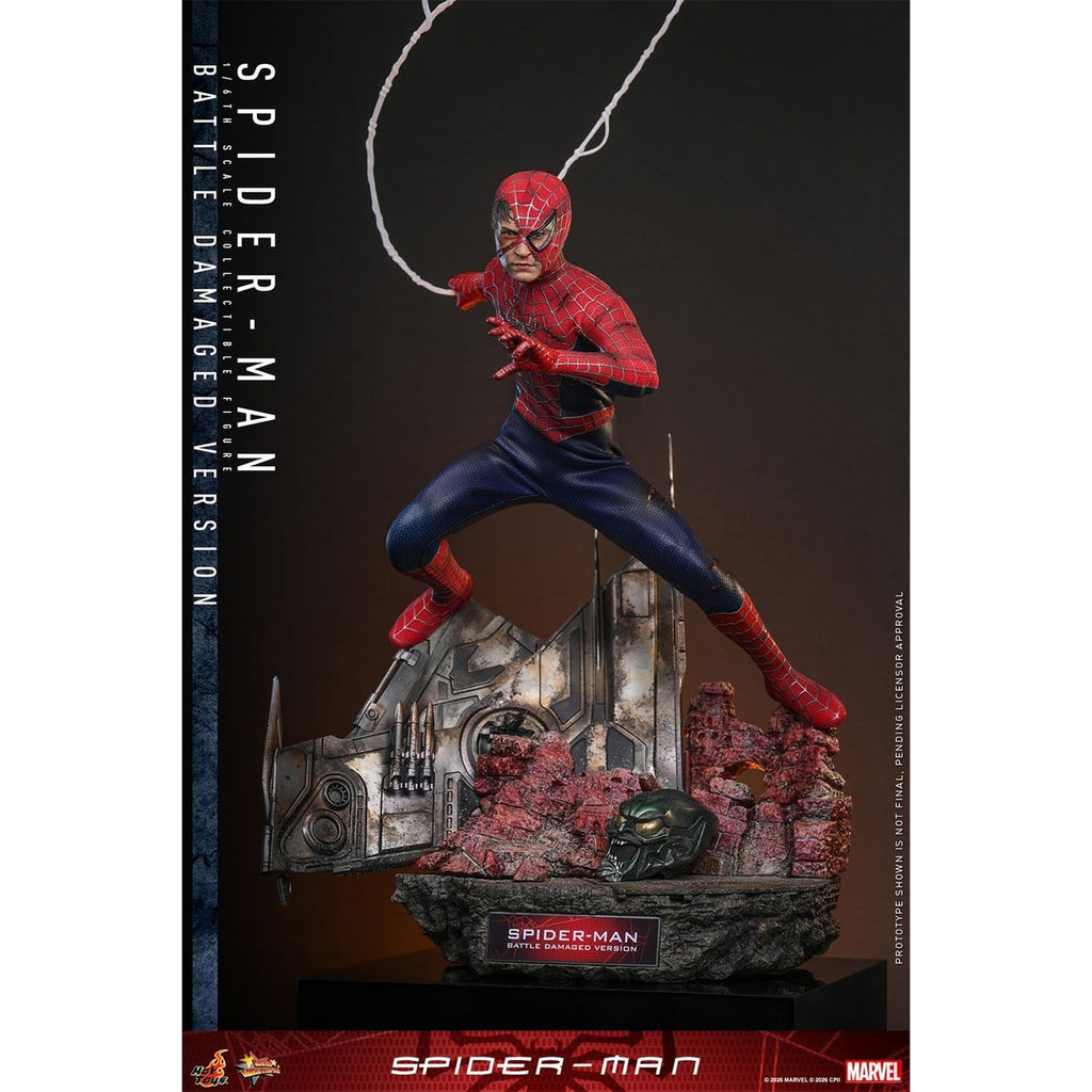 Produktbild Marvel - Spider-Man Masterpiece Actionfigur 1:6 Battle Damaged Version