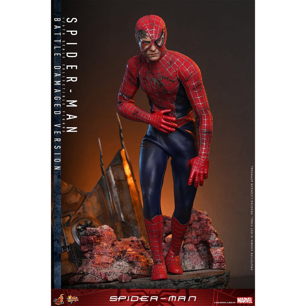 Produktbild Marvel - Spider-Man Masterpiece Actionfigur 1:6 Battle Damaged Version