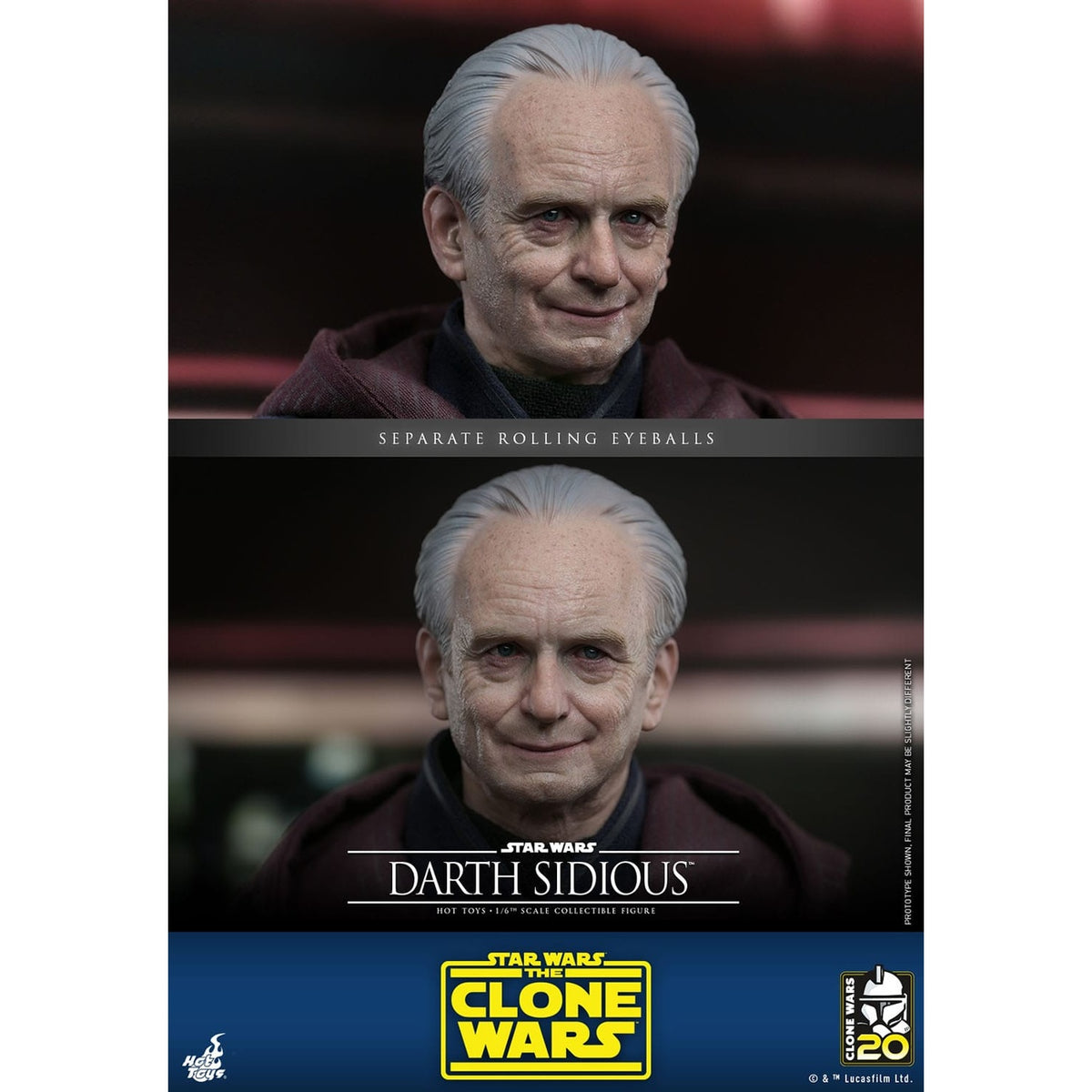 Product image Star Wars: The Clone Wars - Darth Sidious Action Figure 1:6