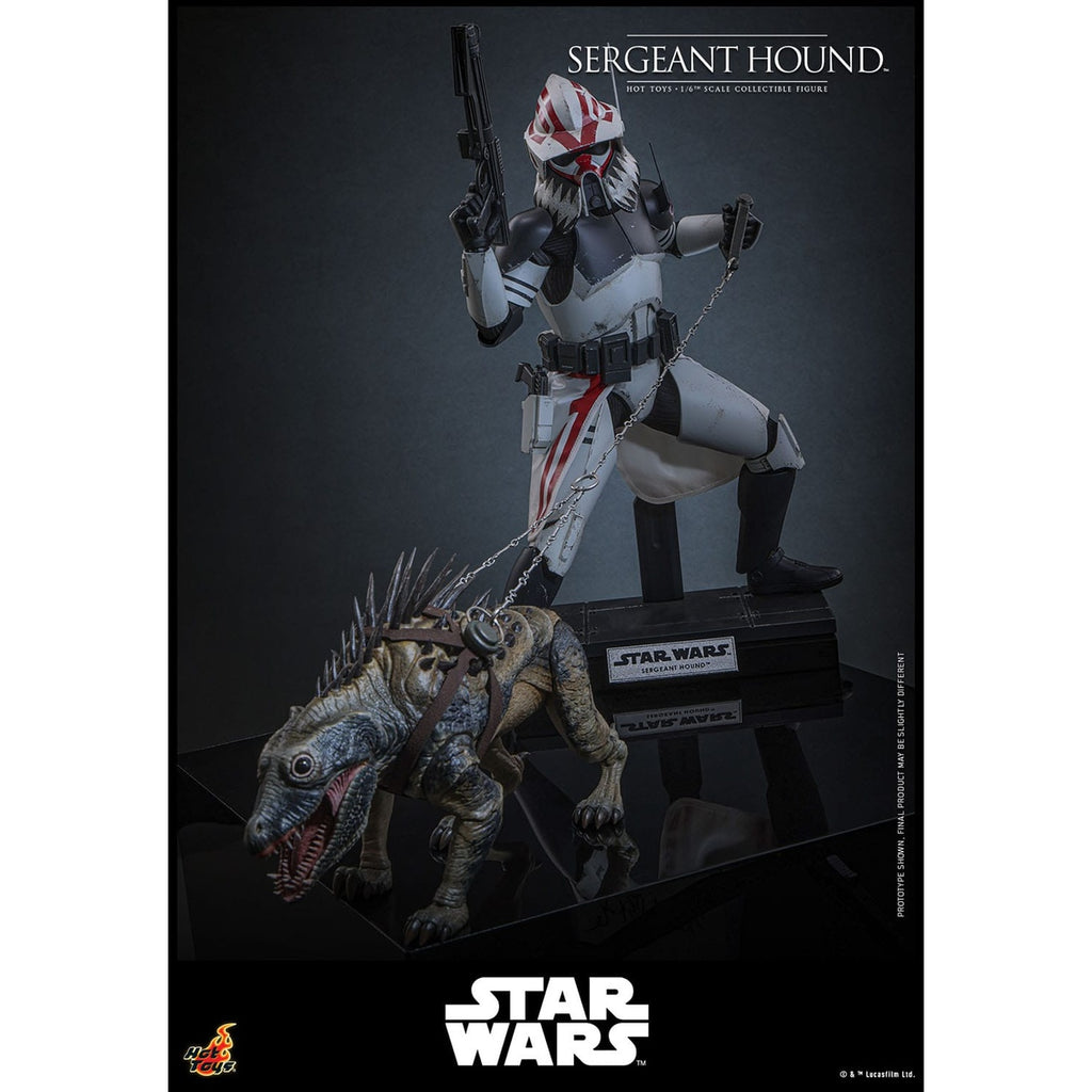 Produktbild Star Wars: The Clone Wars - Sergeant Hound Actionfigur 1:6