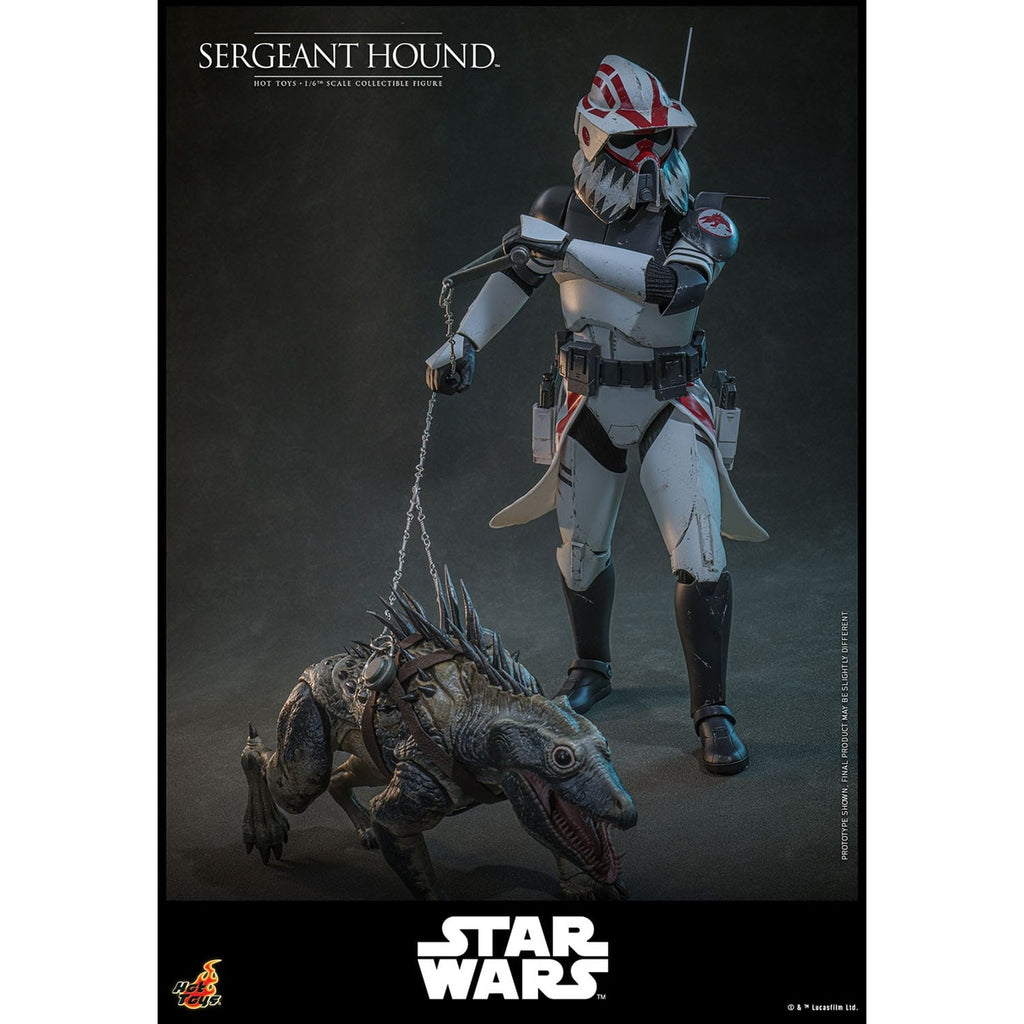Produktbild Star Wars: The Clone Wars - Sergeant Hound Actionfigur 1:6