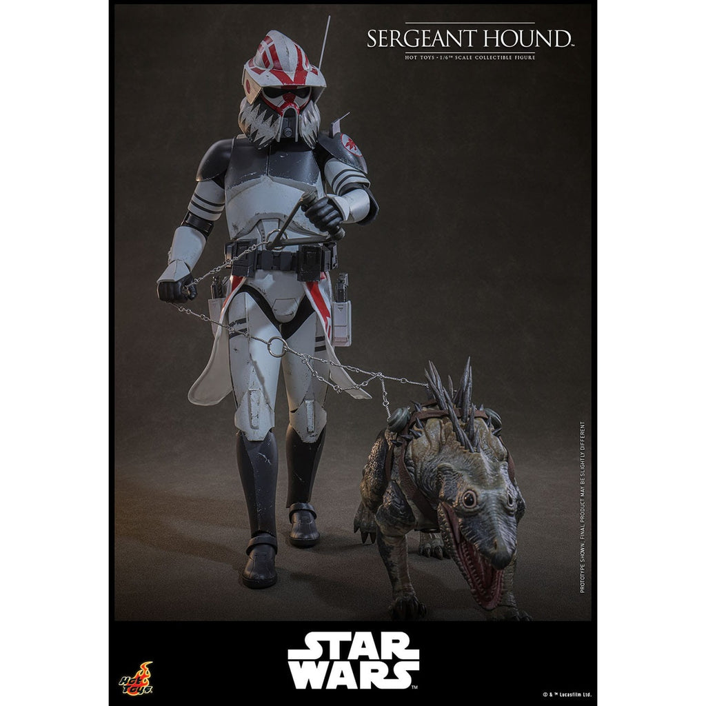 Produktbild Star Wars: The Clone Wars - Sergeant Hound Actionfigur 1:6