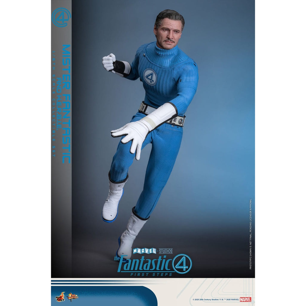 Produktbild The Fantastic Four - Mister Fantastic & H.E.R.B.I.E. Masterpiece Actionfiguren Set 1:6
