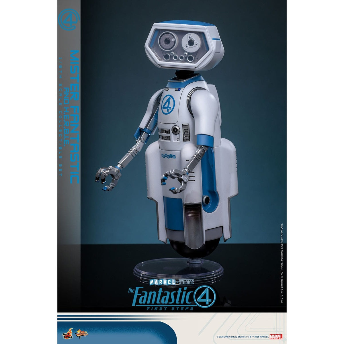 Produktbild The Fantastic Four - Mister Fantastic & H.E.R.B.I.E. Masterpiece Actionfiguren Set 1:6