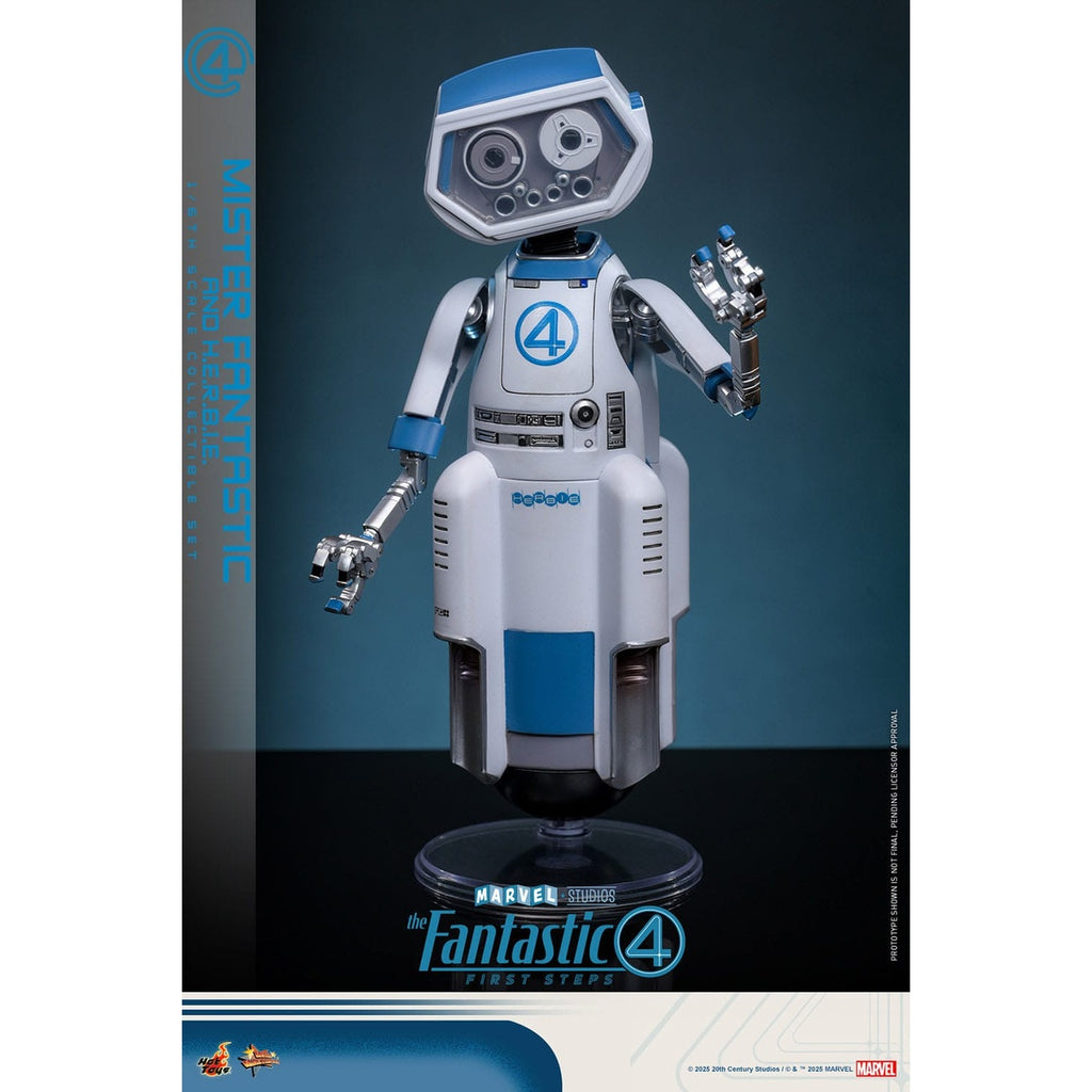 Produktbild The Fantastic Four - Mister Fantastic & H.E.R.B.I.E. Masterpiece Actionfiguren Set 1:6