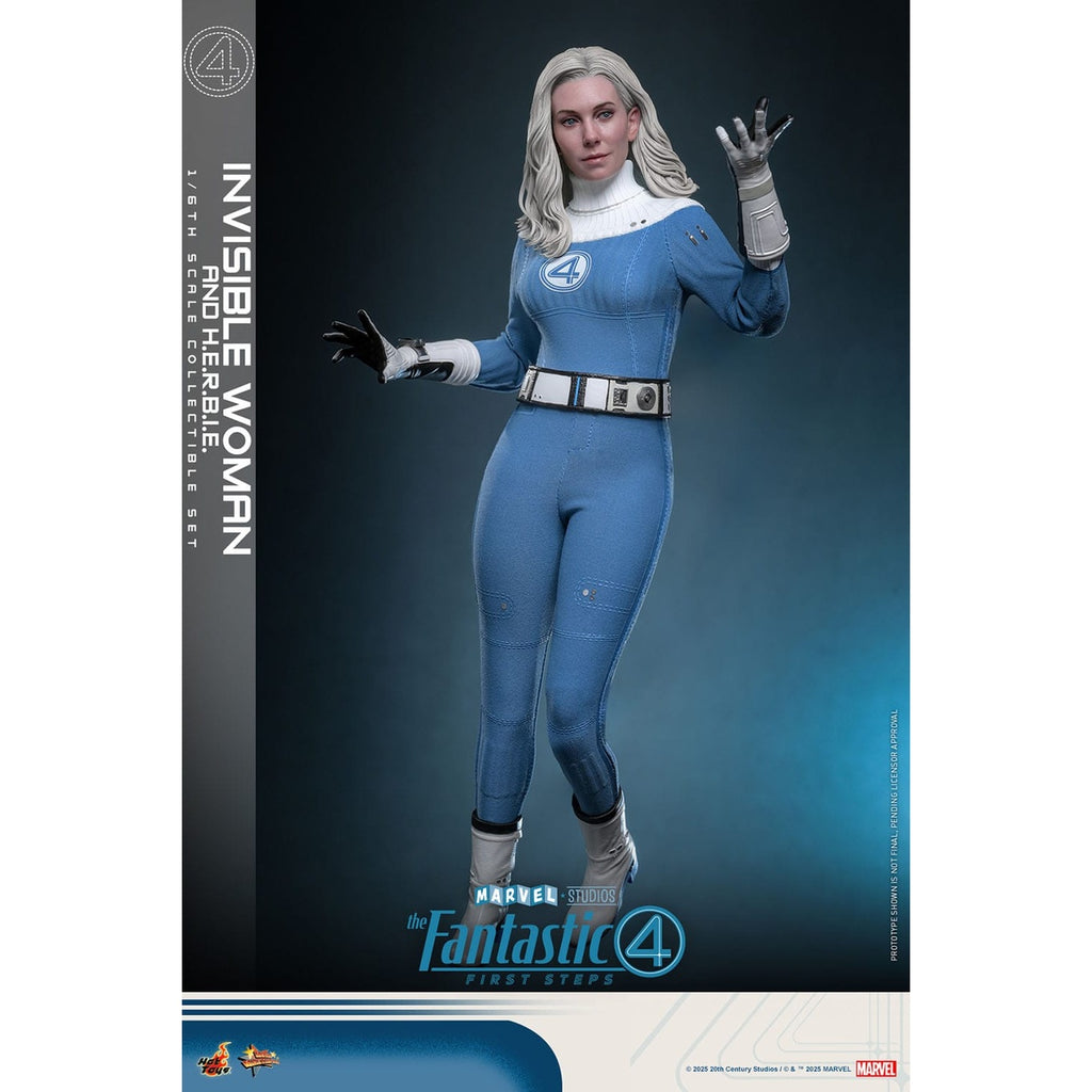 Produktbild The Fantastic Four - Invisible Woman & H.E.R.B.I.E. Masterpiece Actionfiguren Set 1:6