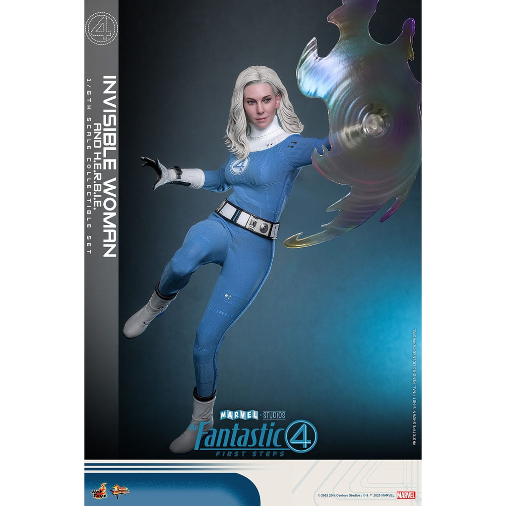 Produktbild The Fantastic Four - Invisible Woman & H.E.R.B.I.E. Masterpiece Actionfiguren Set 1:6