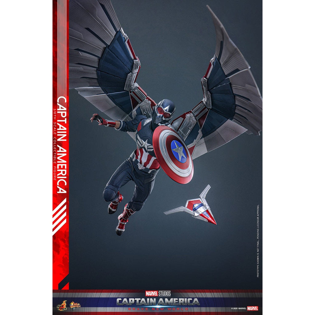 Produktbild Captain America: Brave New World - Captain America Masterpiece Actionfigur 1:6
