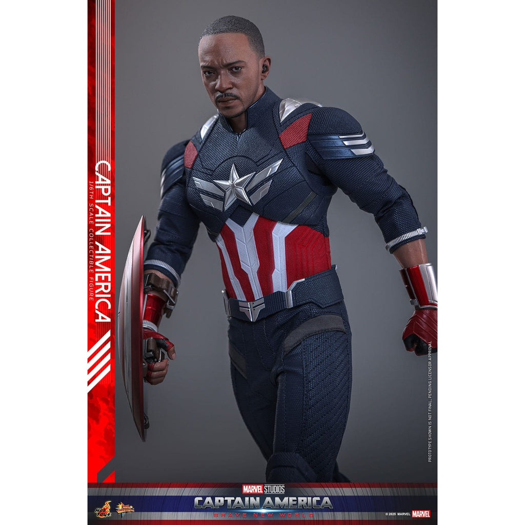 Produktbild Captain America: Brave New World - Captain America Masterpiece Actionfigur 1:6
