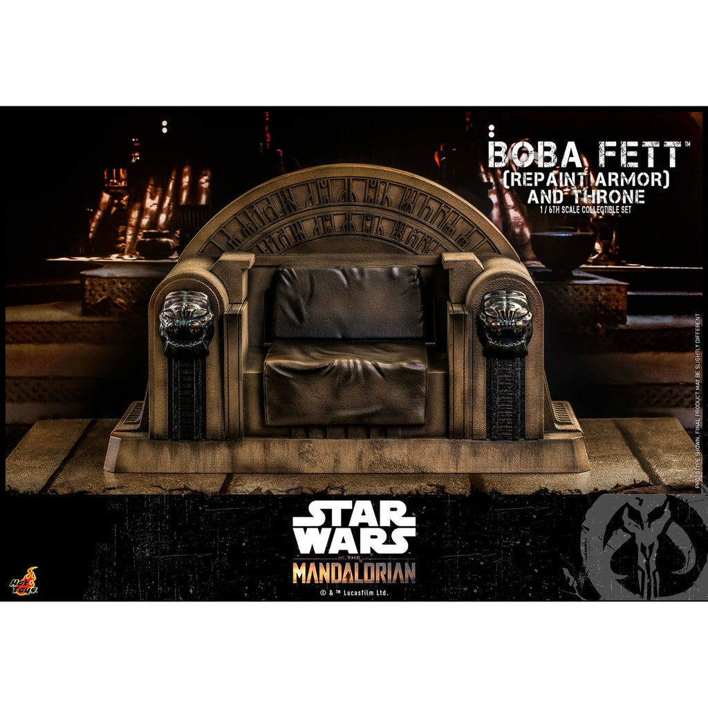 Product image Star Wars: The Mandalorian - Boba Fett 1:6 Scale Action Figure Repaint Armor and Throne Special Edition