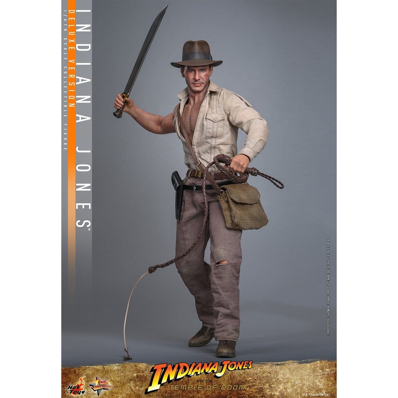 Produktbild Indiana Jones Masterpiece Actionfigur 1:6 Deluxe Version - Indiana Jones
