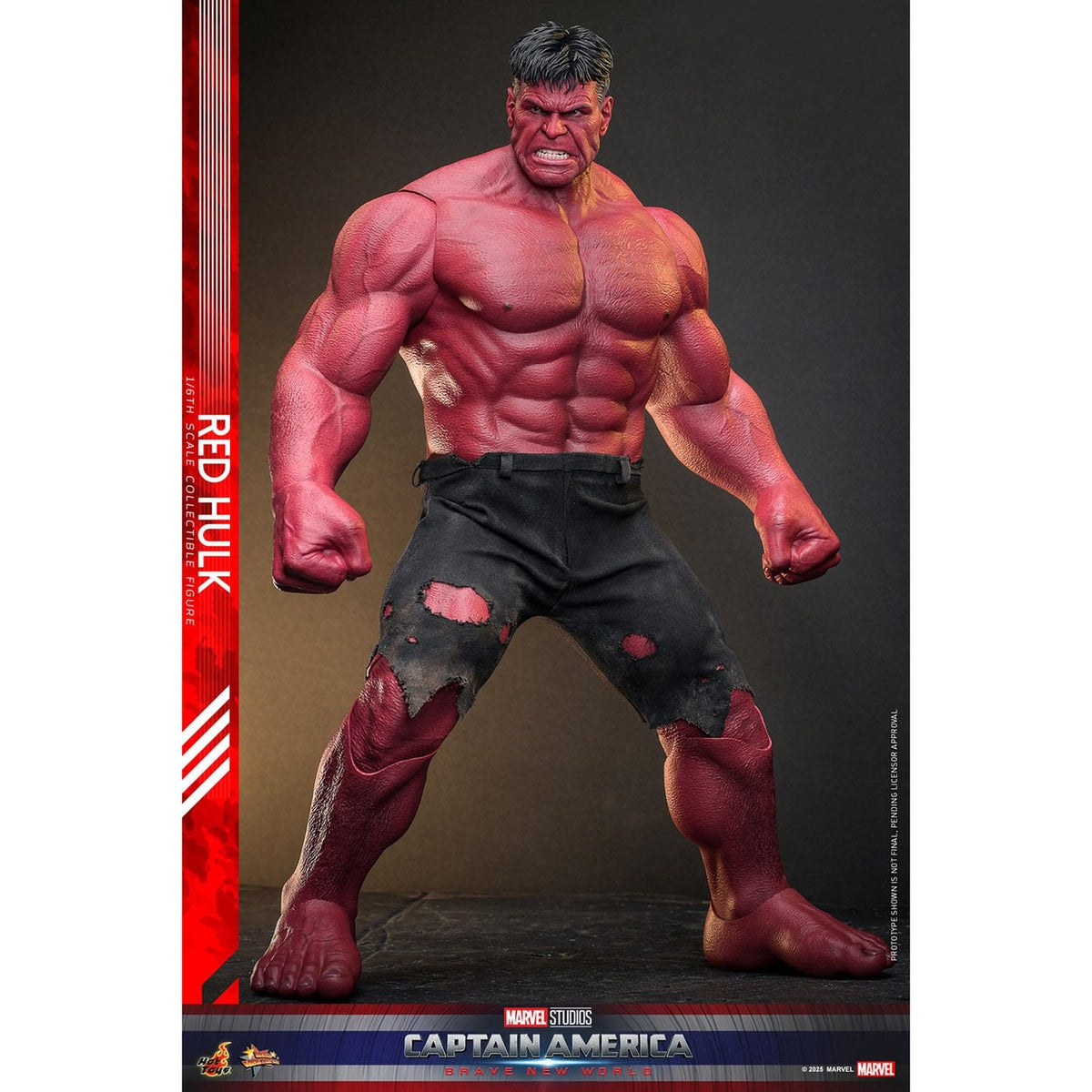 Produktbild Captain America: Brave New World - Red Hulk Masterpiece Actionfigur 1:6