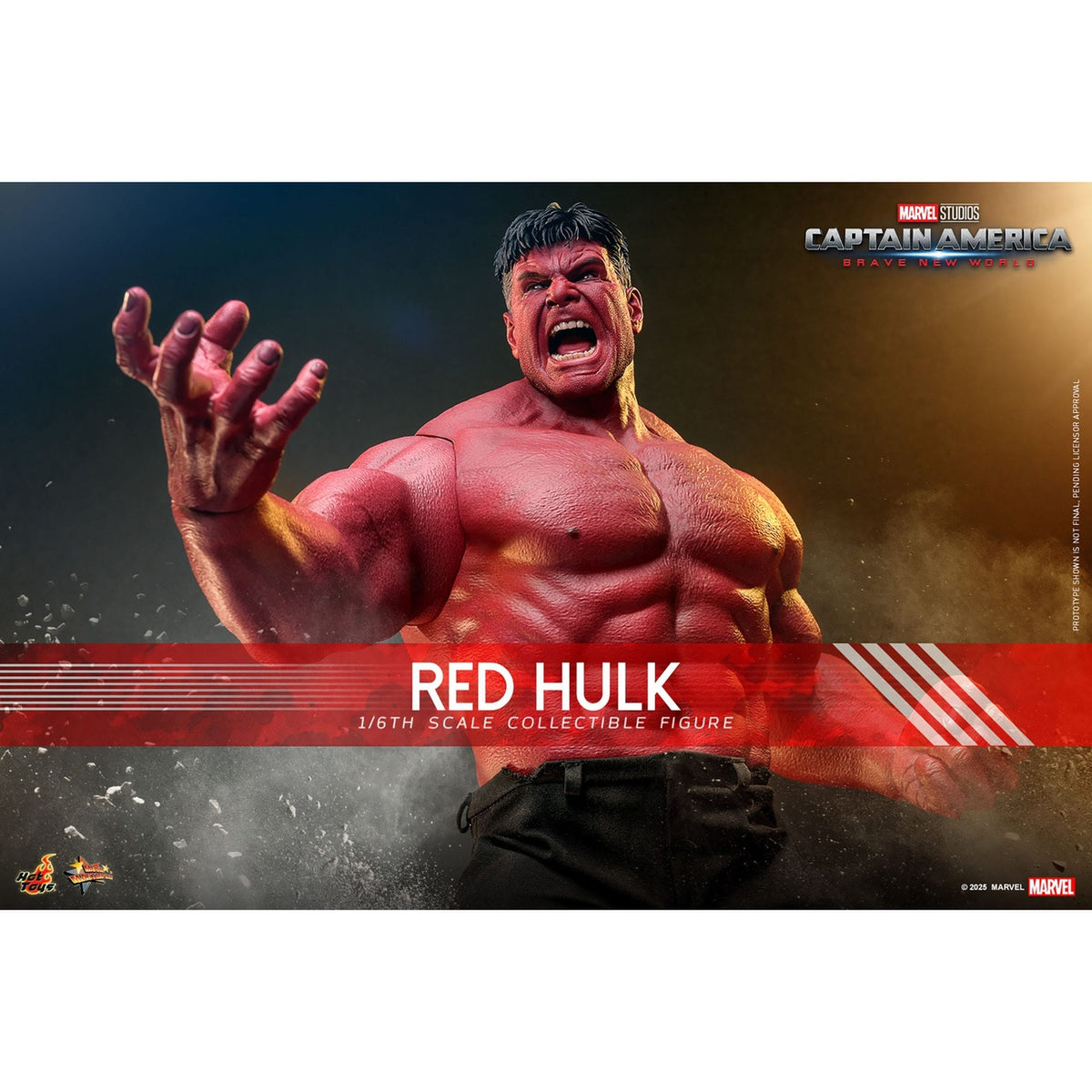 Produktbild Captain America: Brave New World - Red Hulk Masterpiece Actionfigur 1:6