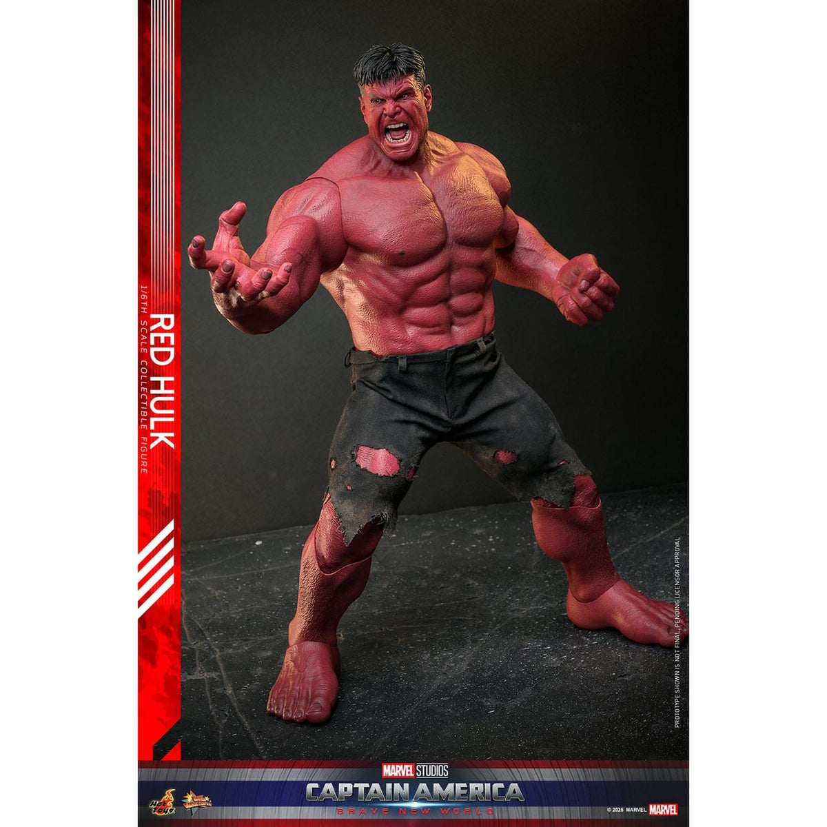 Produktbild Captain America: Brave New World - Red Hulk Masterpiece Actionfigur 1:6