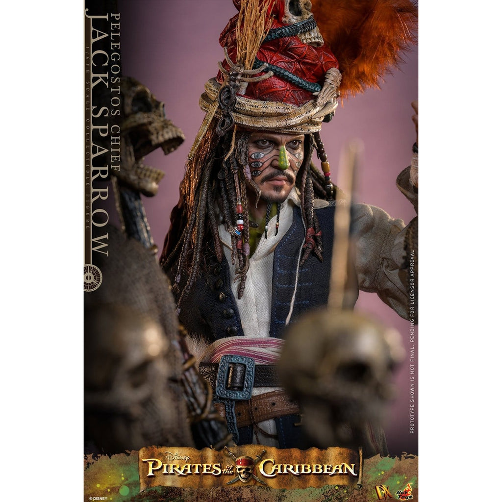 Produktbild Fluch der Karibik - Pelegostos Chief Jack Sparrow Actionfigur 1:6