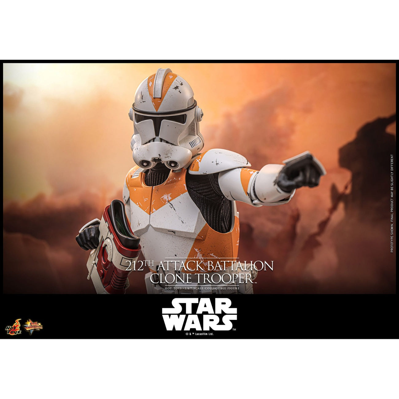 Product image Star Wars: The Clone Wars - 212th Attack Battalion Clone Trooper Action Figure 1:6 Deluxe Version