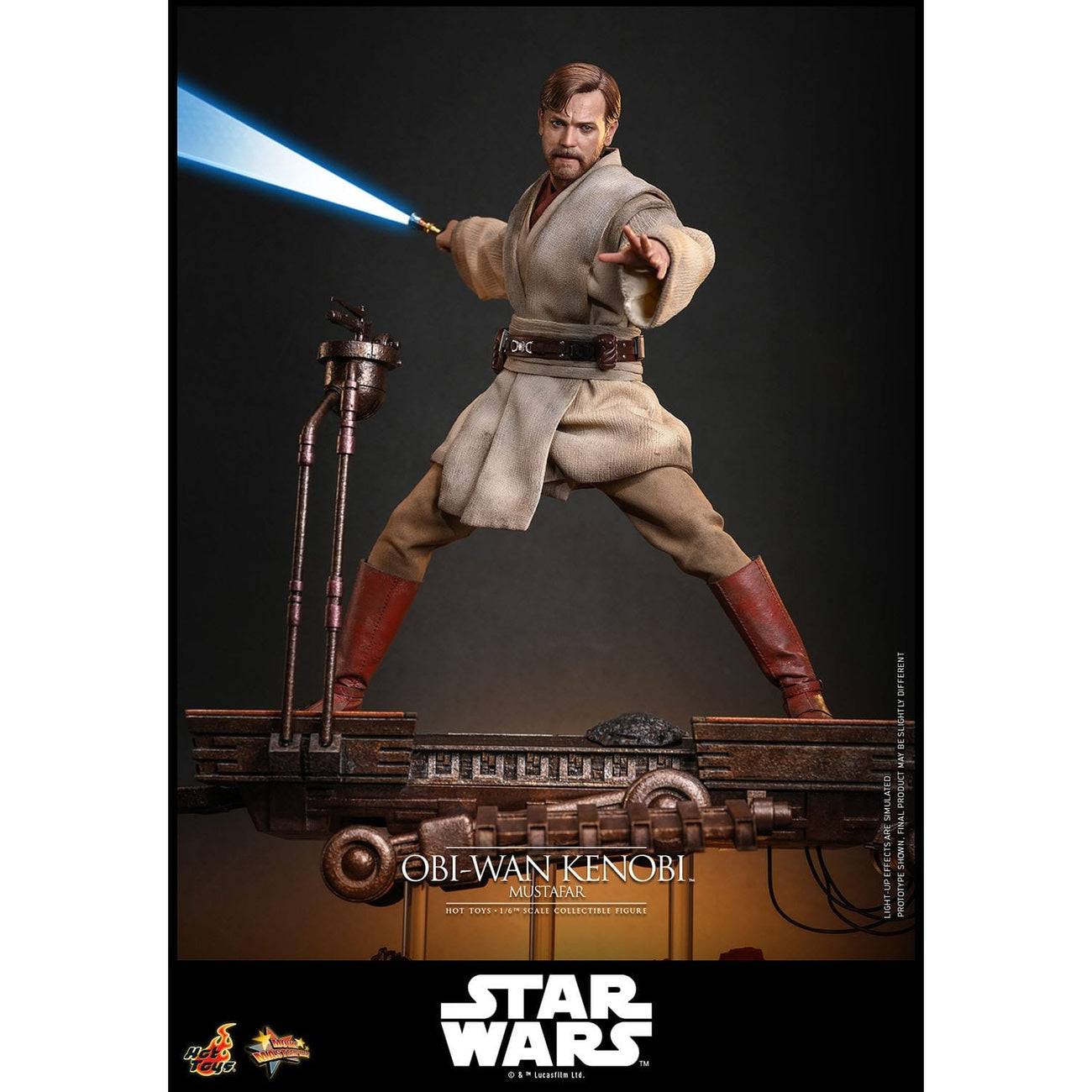 Produktbild Star Wars Episode III: Die Rache der Sith - Obi-Wan Kenobi (Mustafar) Masterpiece Actionfigur 1:6