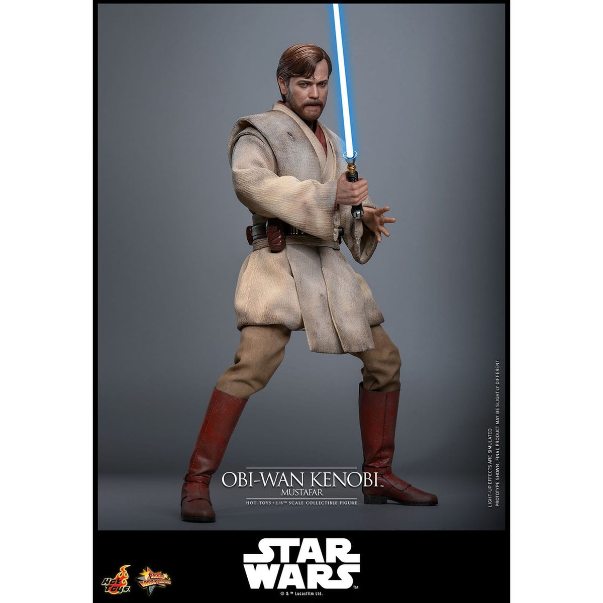 Produktbild Star Wars Episode III: Die Rache der Sith - Obi-Wan Kenobi (Mustafar) Masterpiece Actionfigur 1:6