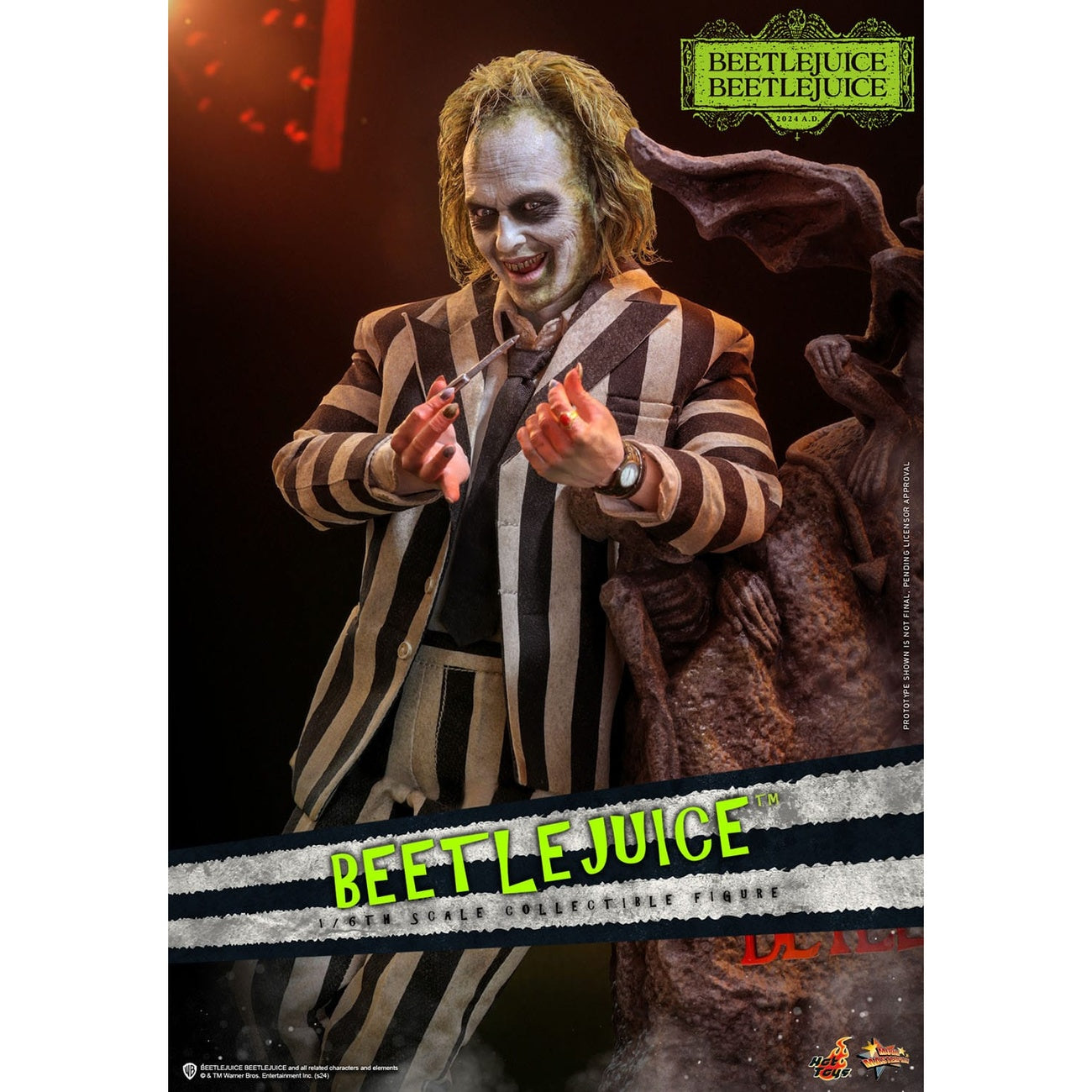 Produktbild Beetlejuice Masterpiece Actionfigur 1:6 - Beetlejuice