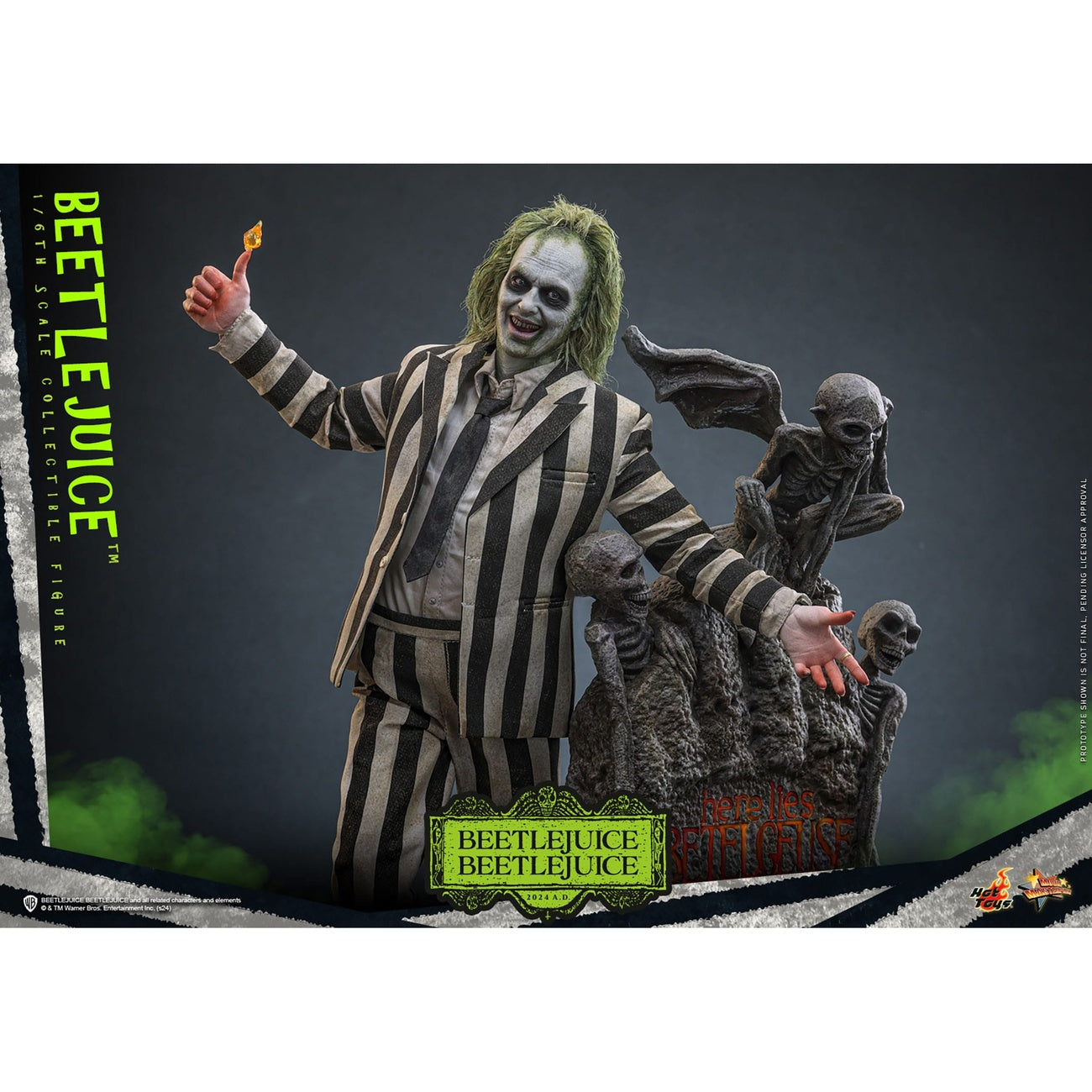 Produktbild Beetlejuice Masterpiece Actionfigur 1:6 - Beetlejuice
