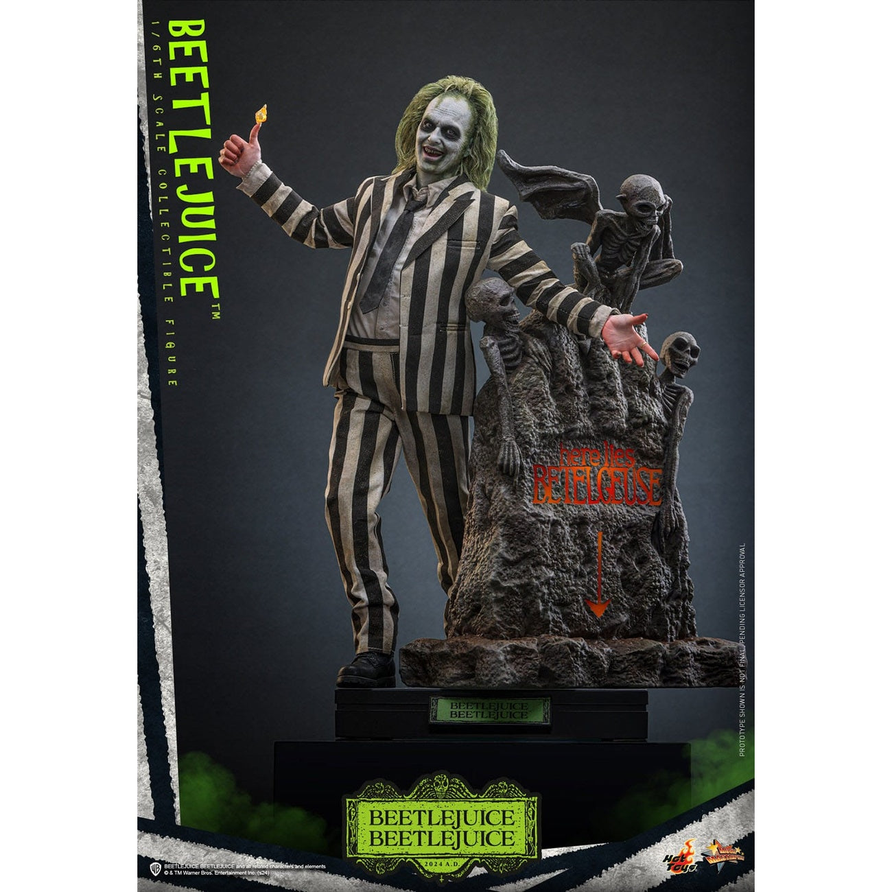 Produktbild Beetlejuice Masterpiece Actionfigur 1:6 - Beetlejuice