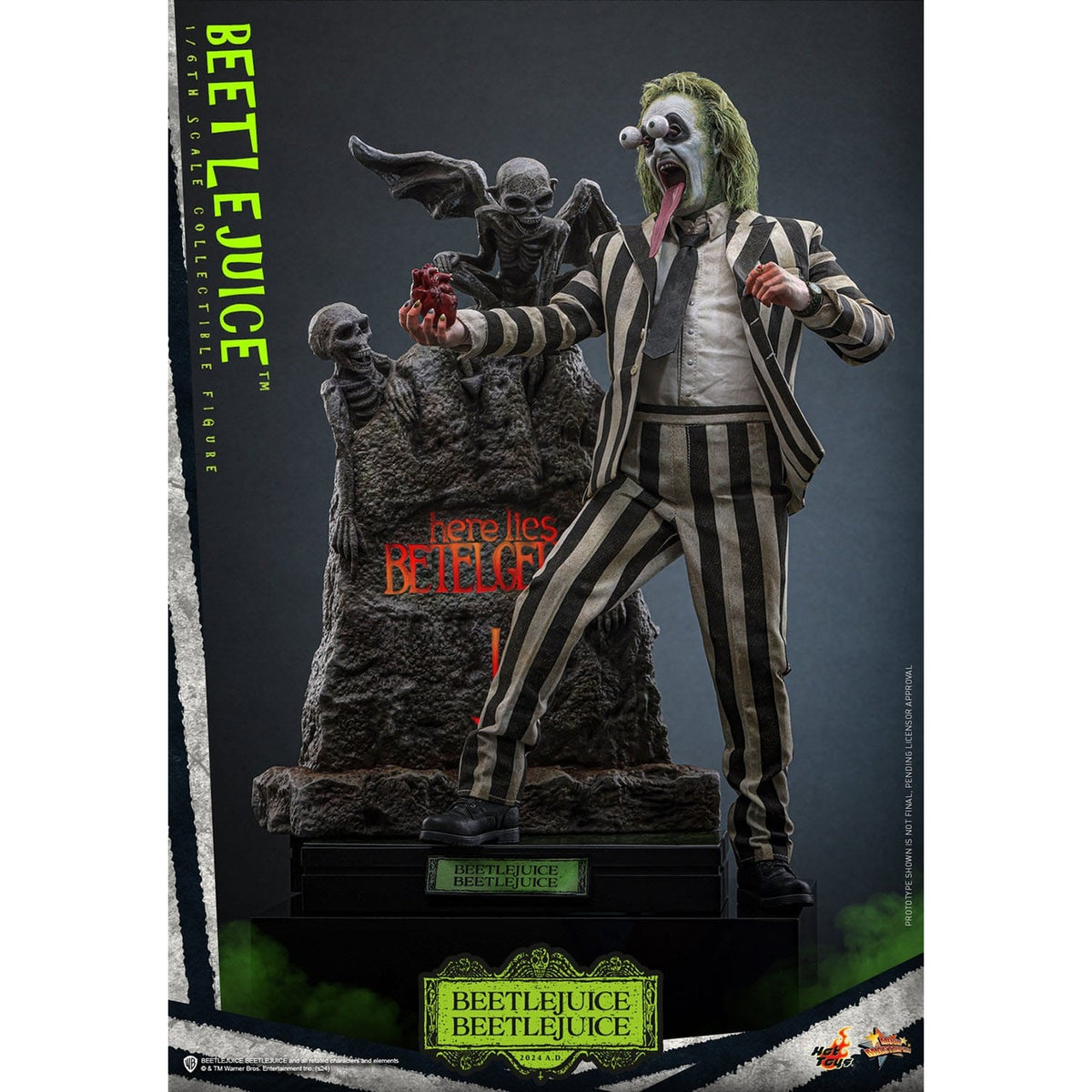 Produktbild Beetlejuice Masterpiece Actionfigur 1:6 - Beetlejuice