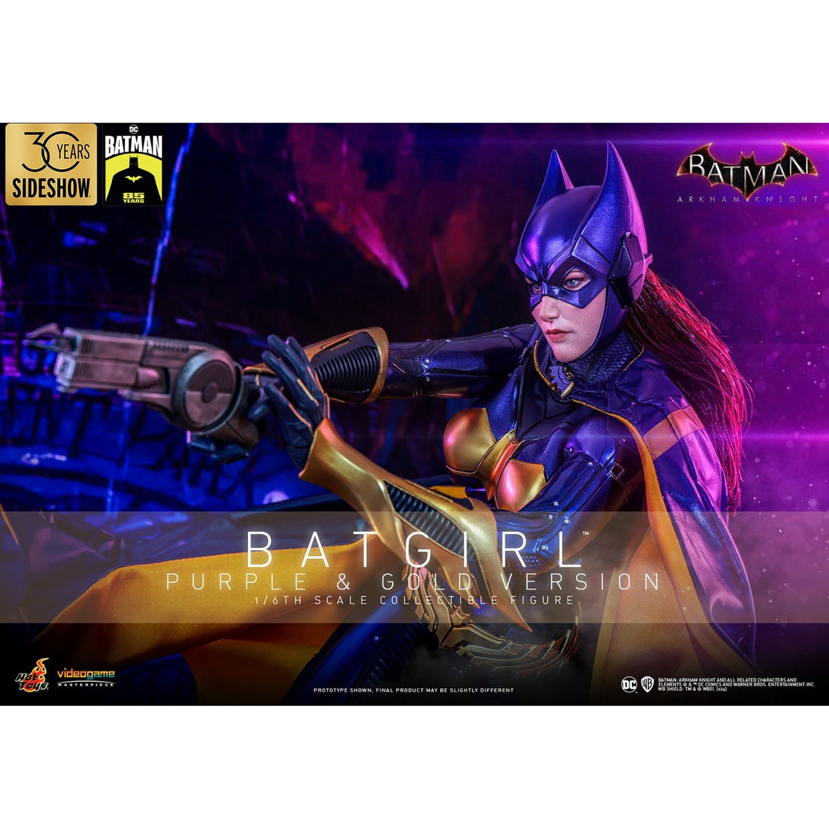 Produktbild Batman: Arkham Knight - Batgirl Masterpiece Actionfigur 1:6 Purple and Gold Version Exklusiv