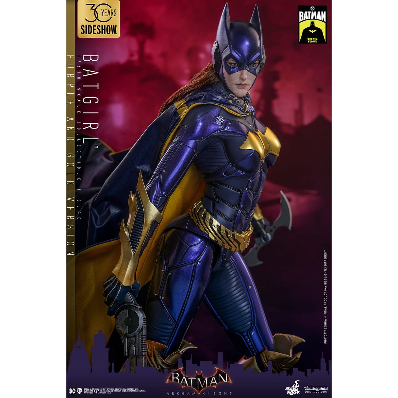 Produktbild Batman: Arkham Knight - Batgirl Masterpiece Actionfigur 1:6 Purple and Gold Version Exklusiv