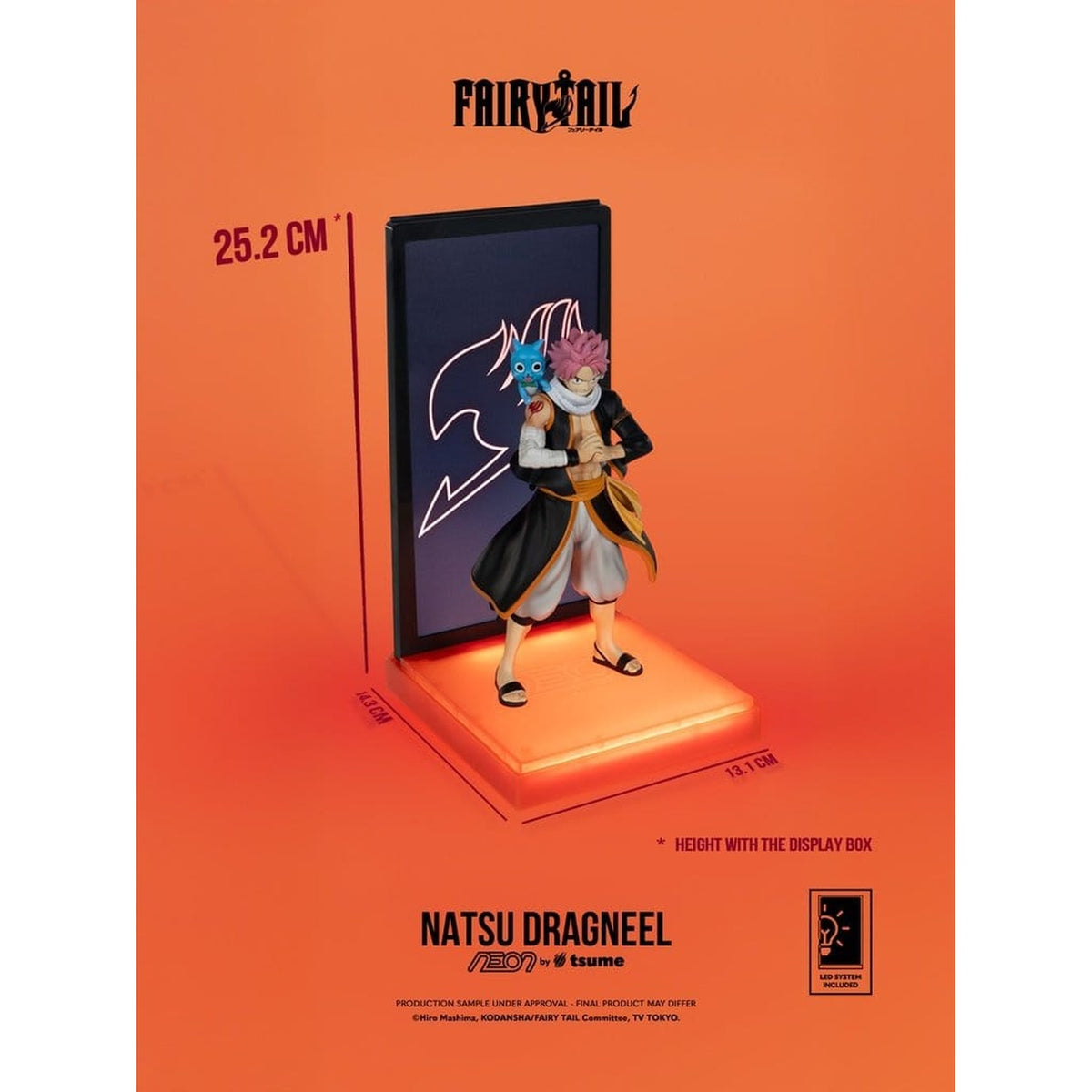 Produktbild Fairy Tail - Natsu Dragneel Neon Figur 1:9