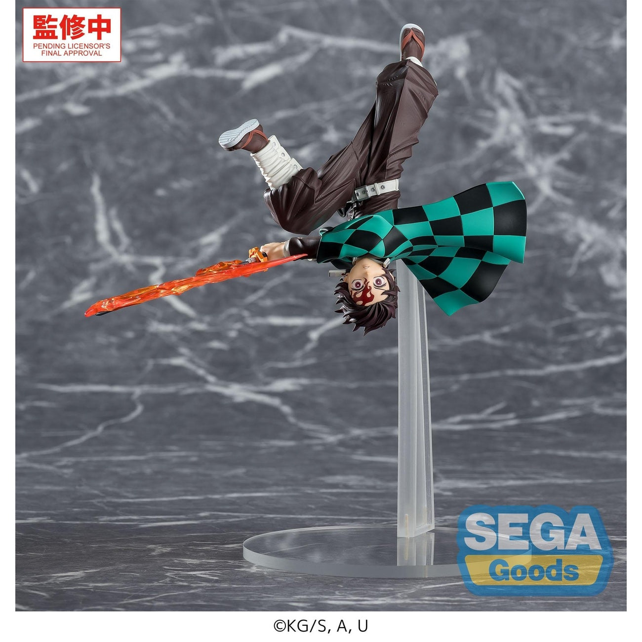 Produktbild Demon Slayer - Tanjiro Kamado Figur Hinokami Kagura Setting Sun Transformation