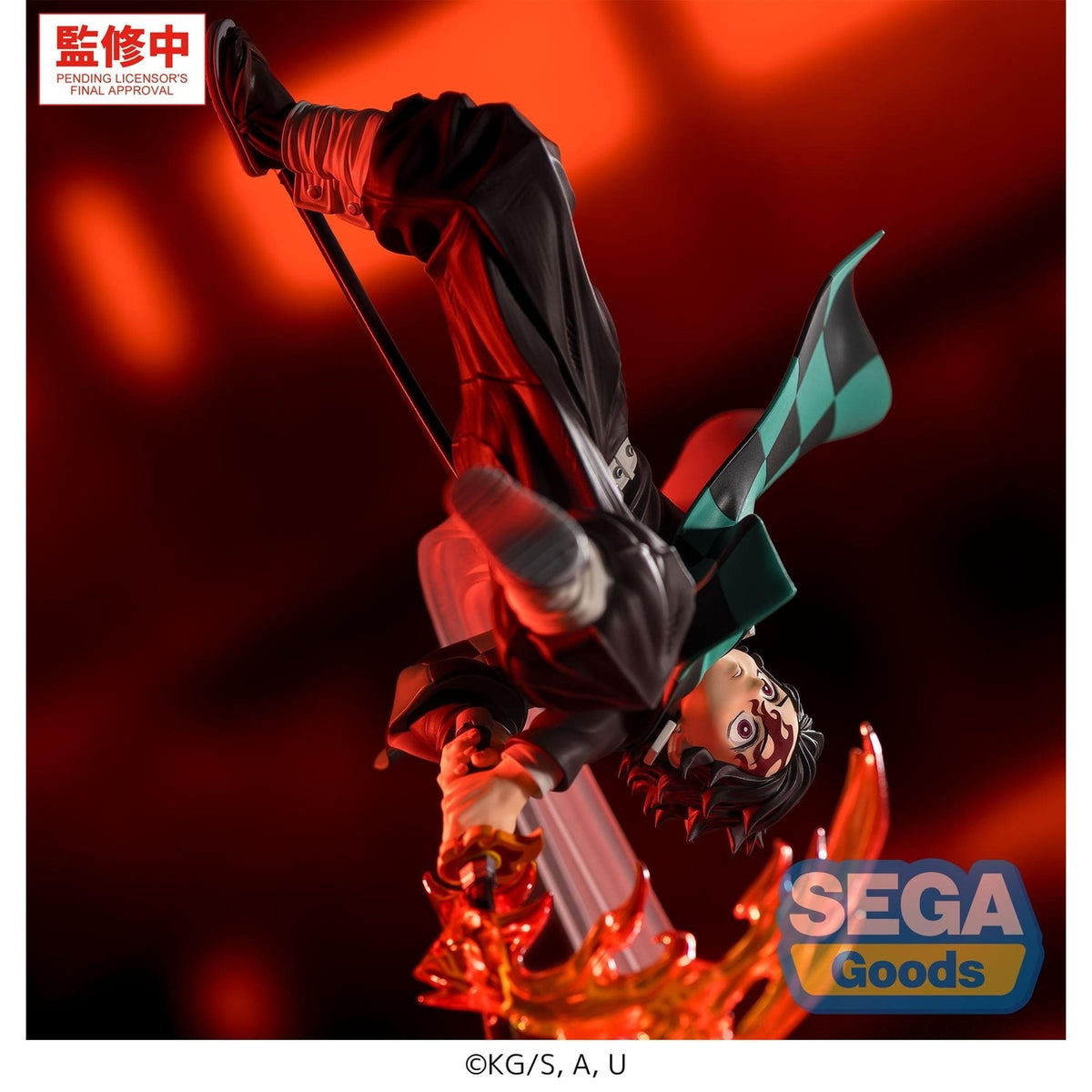 Produktbild Demon Slayer - Tanjiro Kamado Figur Hinokami Kagura Setting Sun Transformation