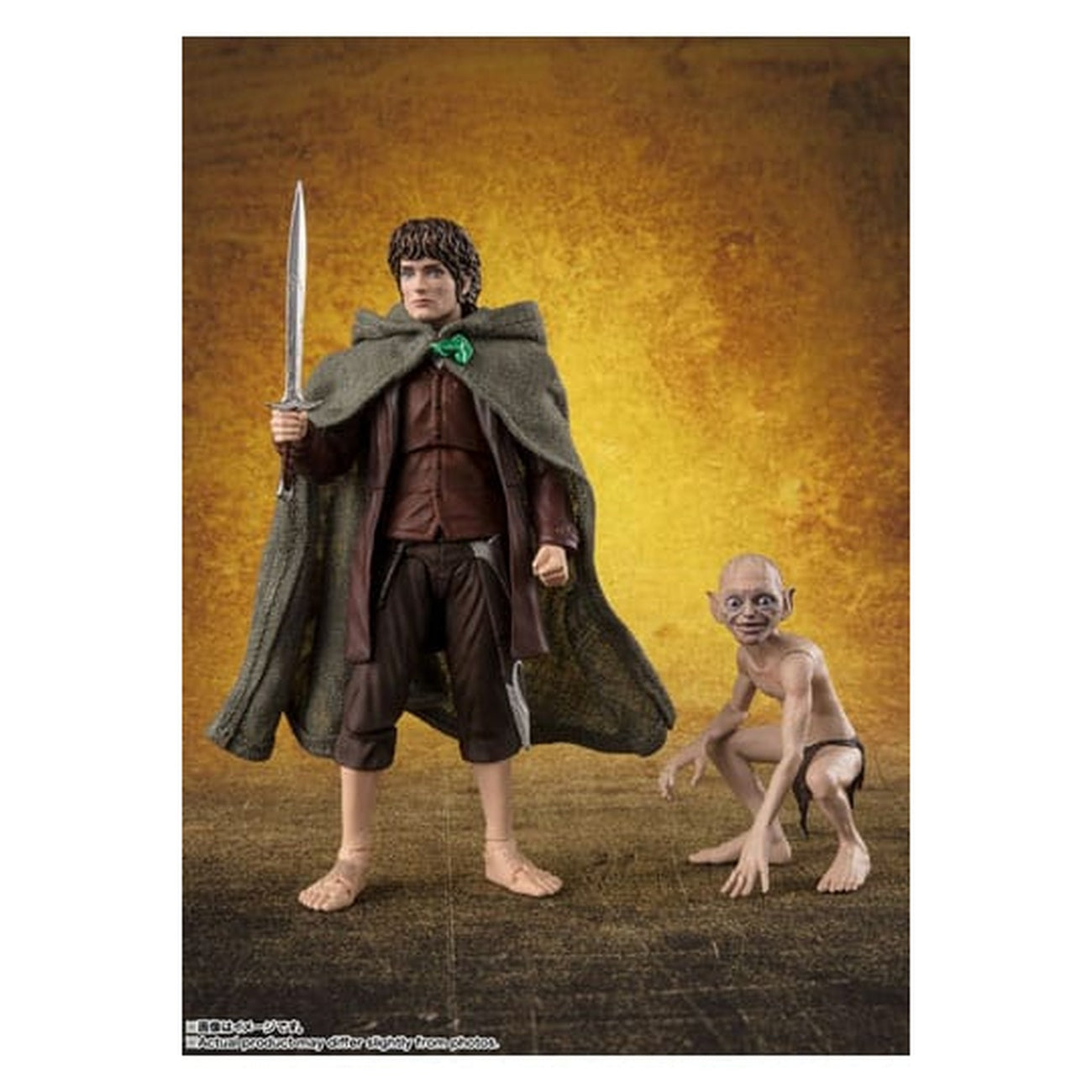 Produktbild Der Herr der Ringe - Frodo Beutlin & Gollum S.H. Figuarts Actionfiguren Set