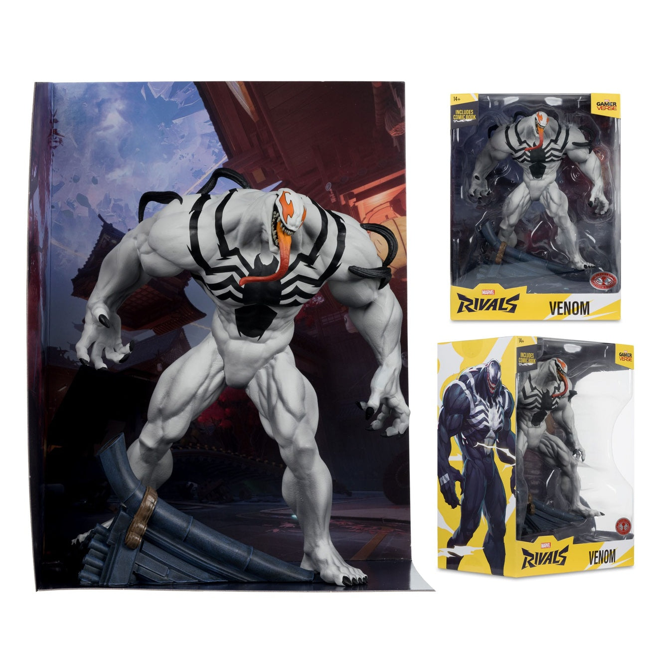 Produktbild Marvel Rivals - Venom Actionfigur 1:6 Red Platinum Edition