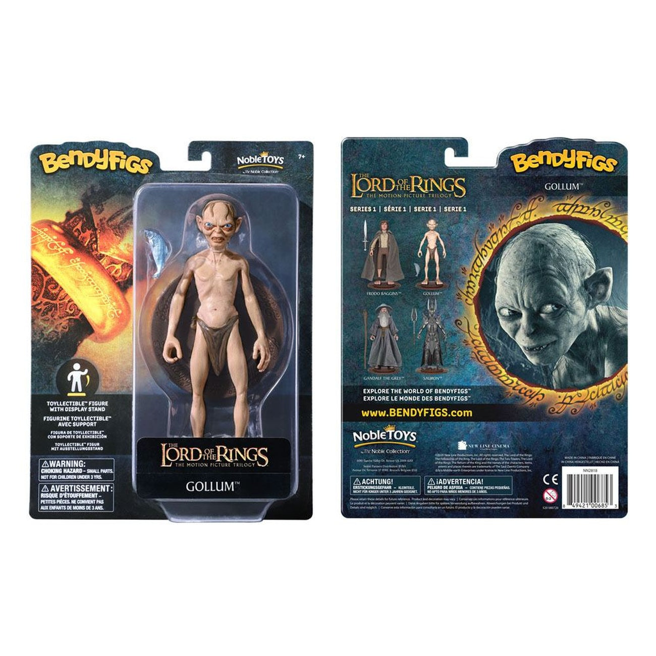 Produktbild Der Herr der Ringe - Gollum Bendyfigs Figur
