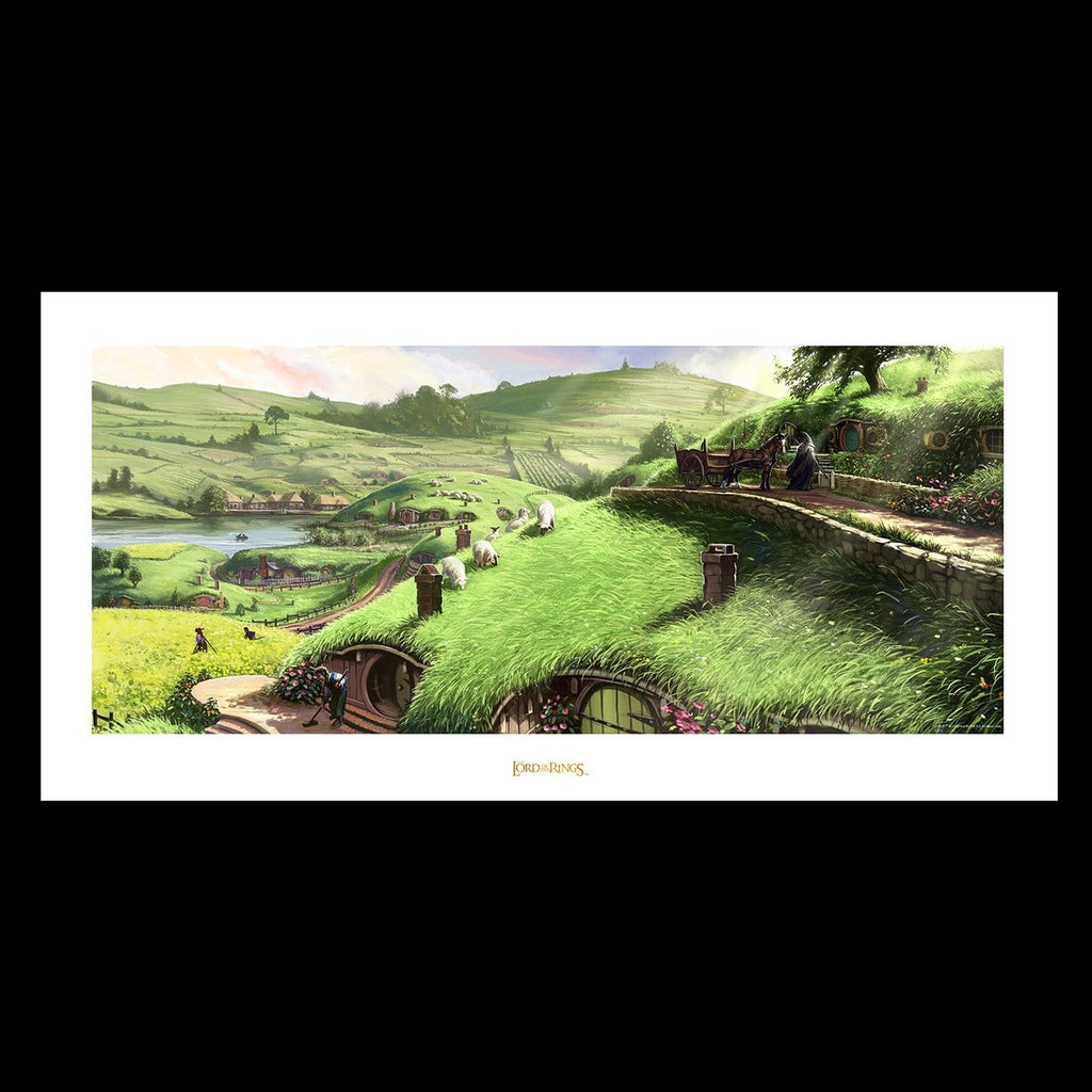 Produktbild Der Herr der Ringe - Auenland Kunstdruck