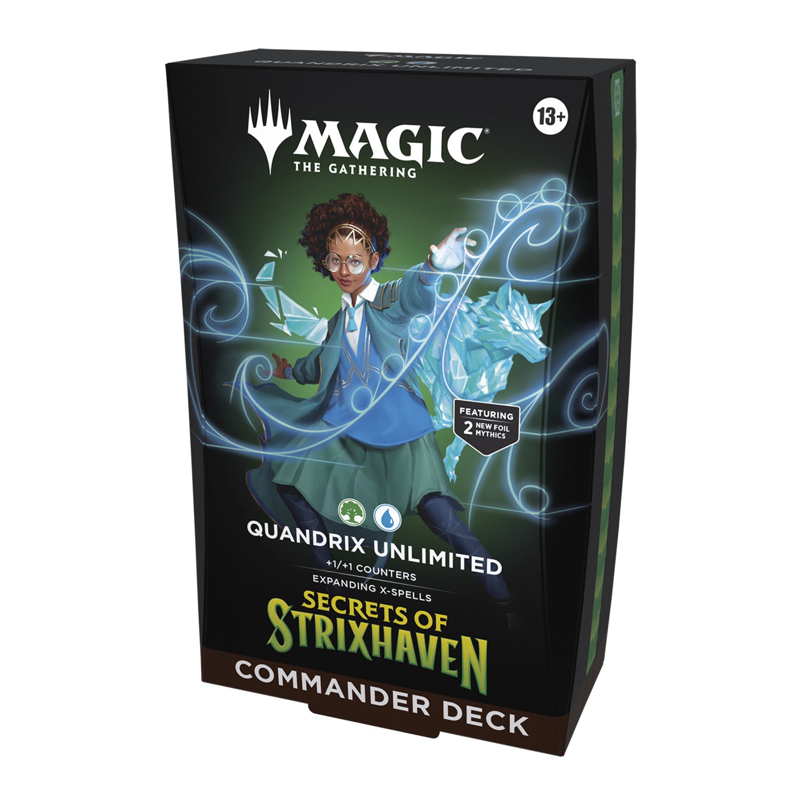 Produktbild Secret of Strixhaven Quandrix Unlimited Commander Deck englische Version - Magic The Gathering