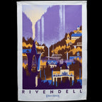 Produktbild Der Herr der Ringe - Rivendell & Hobbiton Geschirrtuch 2er Set