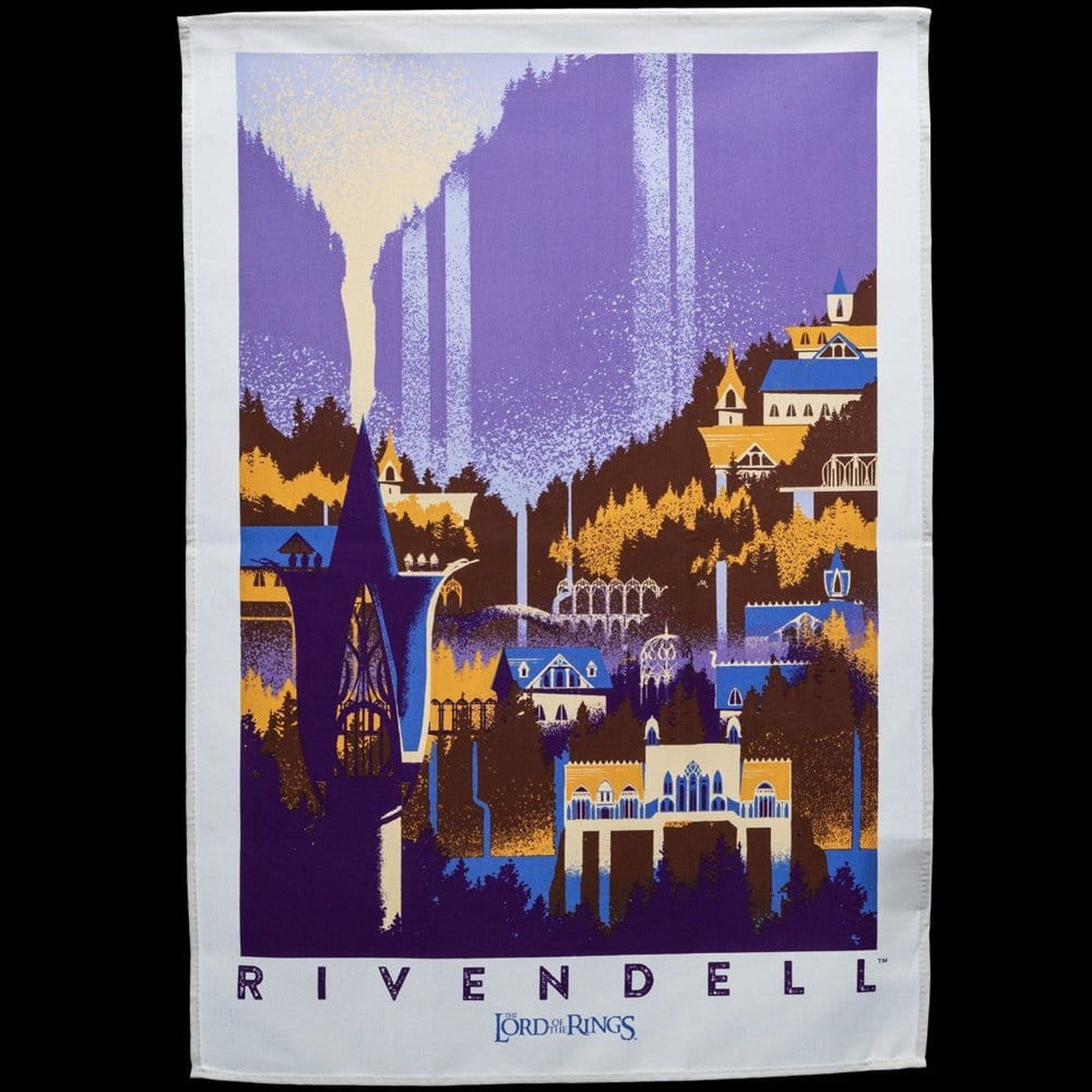 Produktbild Der Herr der Ringe - Rivendell & Hobbiton Geschirrtuch 2er Set