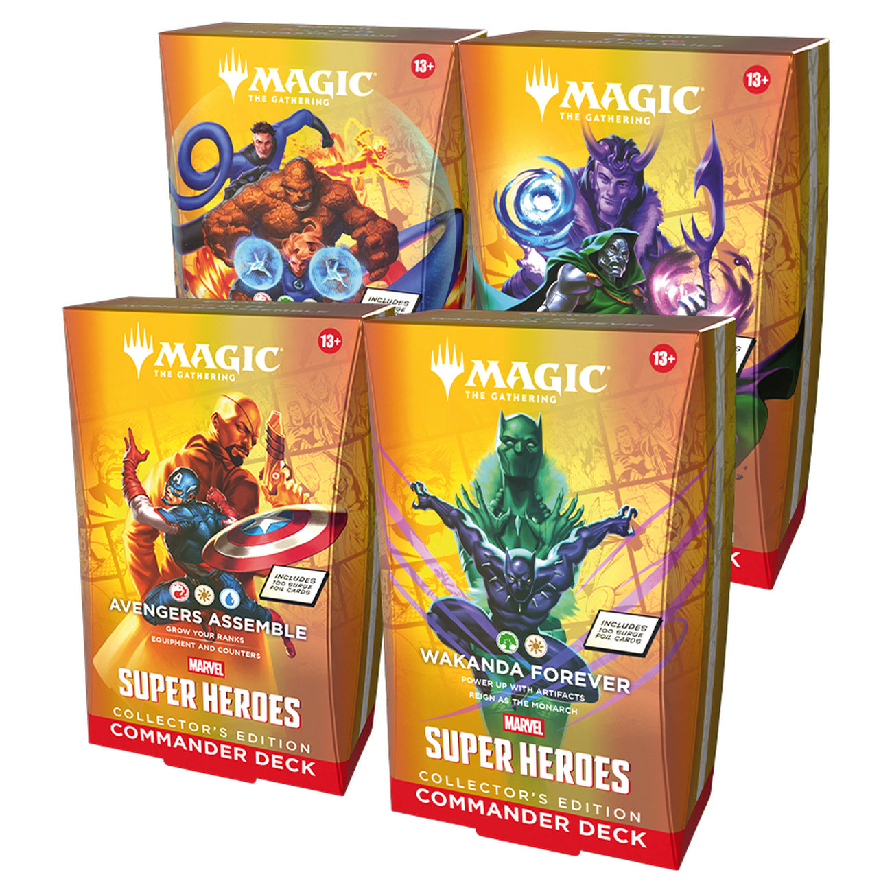 Produktbild Marvel Super Heroes Commander Decks Collector's Edition englische Version - Magic The Gathering
