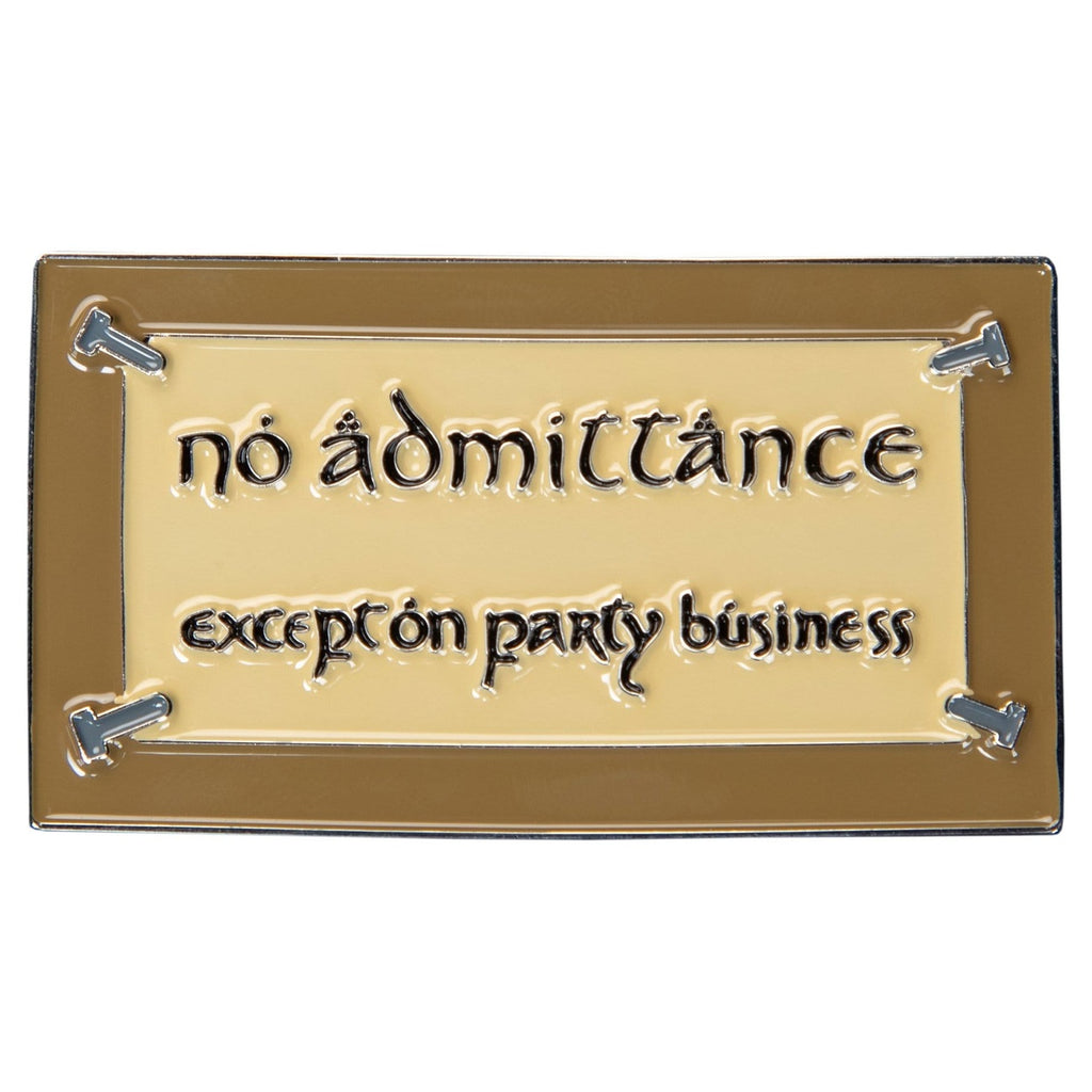 Produktbild Der Herr der Ringe - No Admittance Magnet