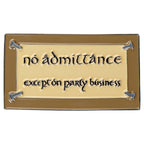 Produktbild Der Herr der Ringe - No Admittance Magnet