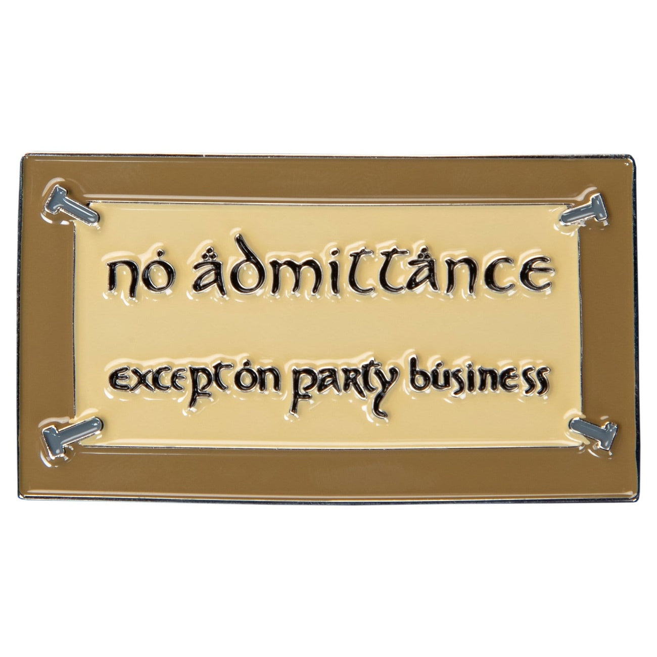 Produktbild Der Herr der Ringe - No Admittance Magnet
