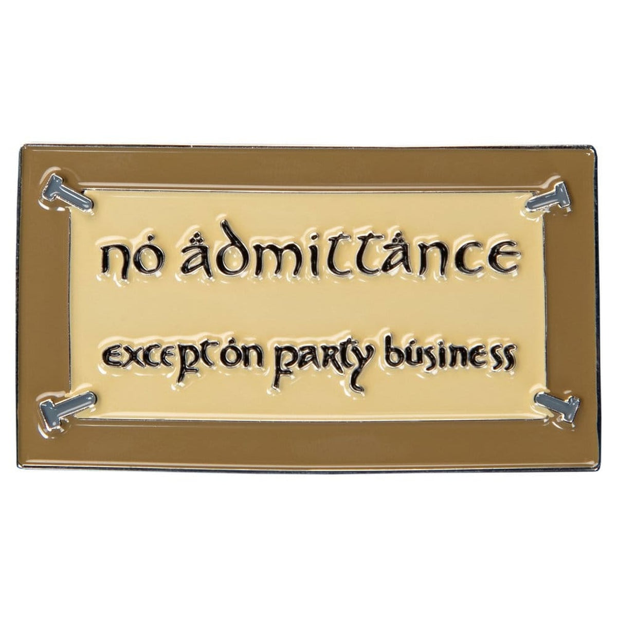 Produktbild Der Herr der Ringe - No Admittance Magnet