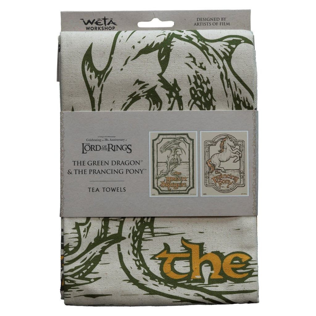 Product image The Lord of the Rings - Green Dragon and Prancing Pony Tea Towel Set of 2