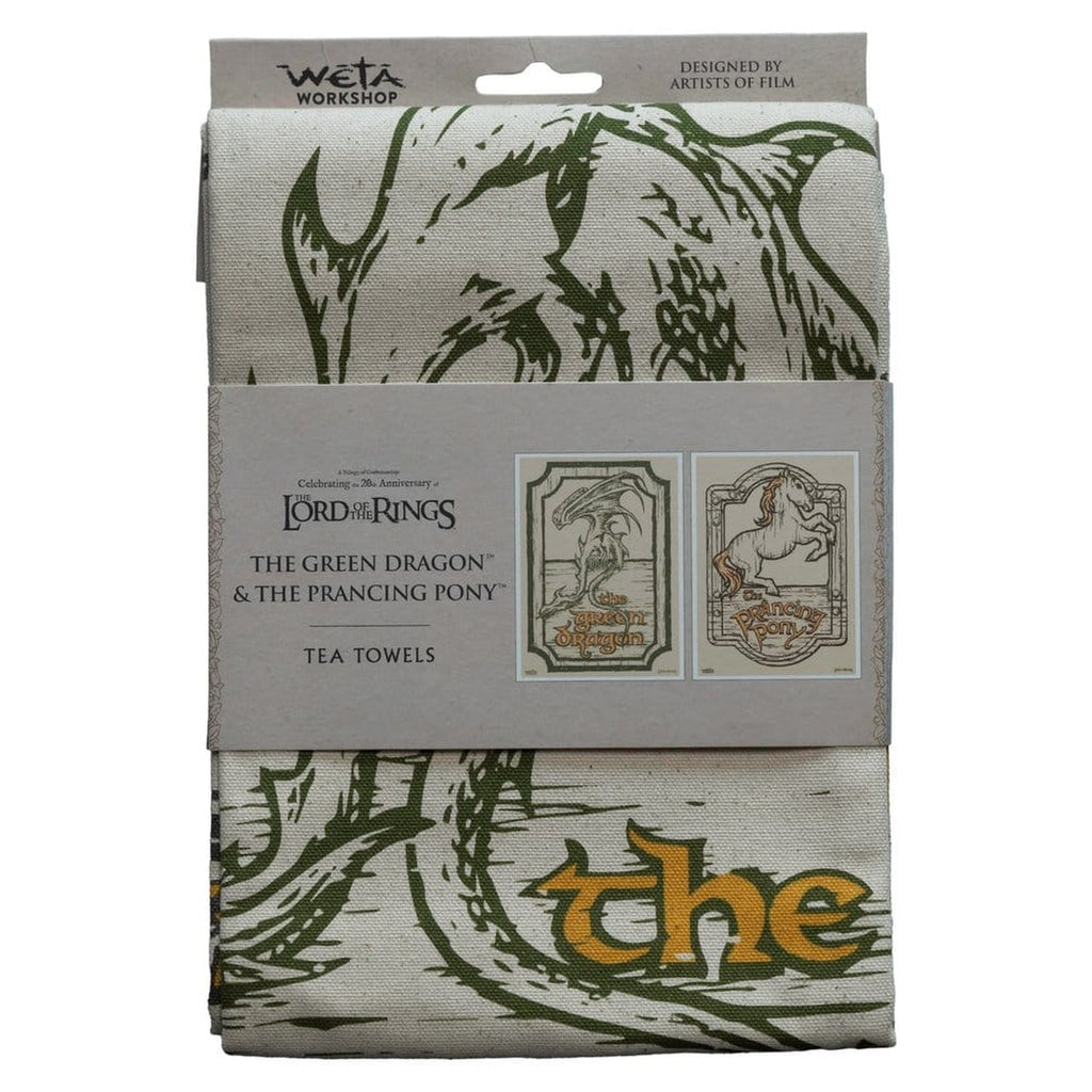 Product image The Lord of the Rings - Green Dragon and Prancing Pony Tea Towel Set of 2