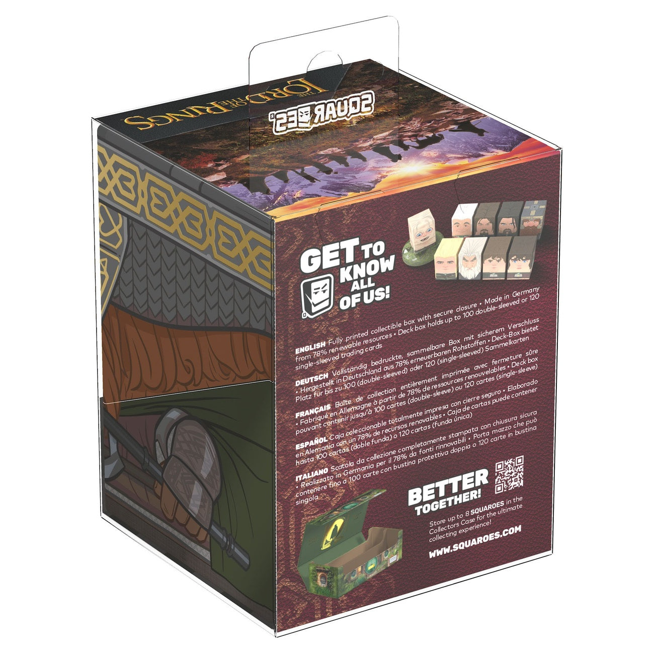 Produktbild Gimli Sammelkartenbox Ultimate Guard - Der Herr der Ringe