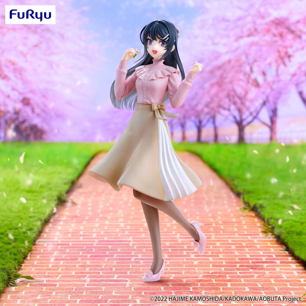 Produktbild Rascal Does Not Dream of Bunny Girl Senpai Trio-Try-iT PVC Statue Mai Sakurajima Spring Outfit Ver. 21 cm