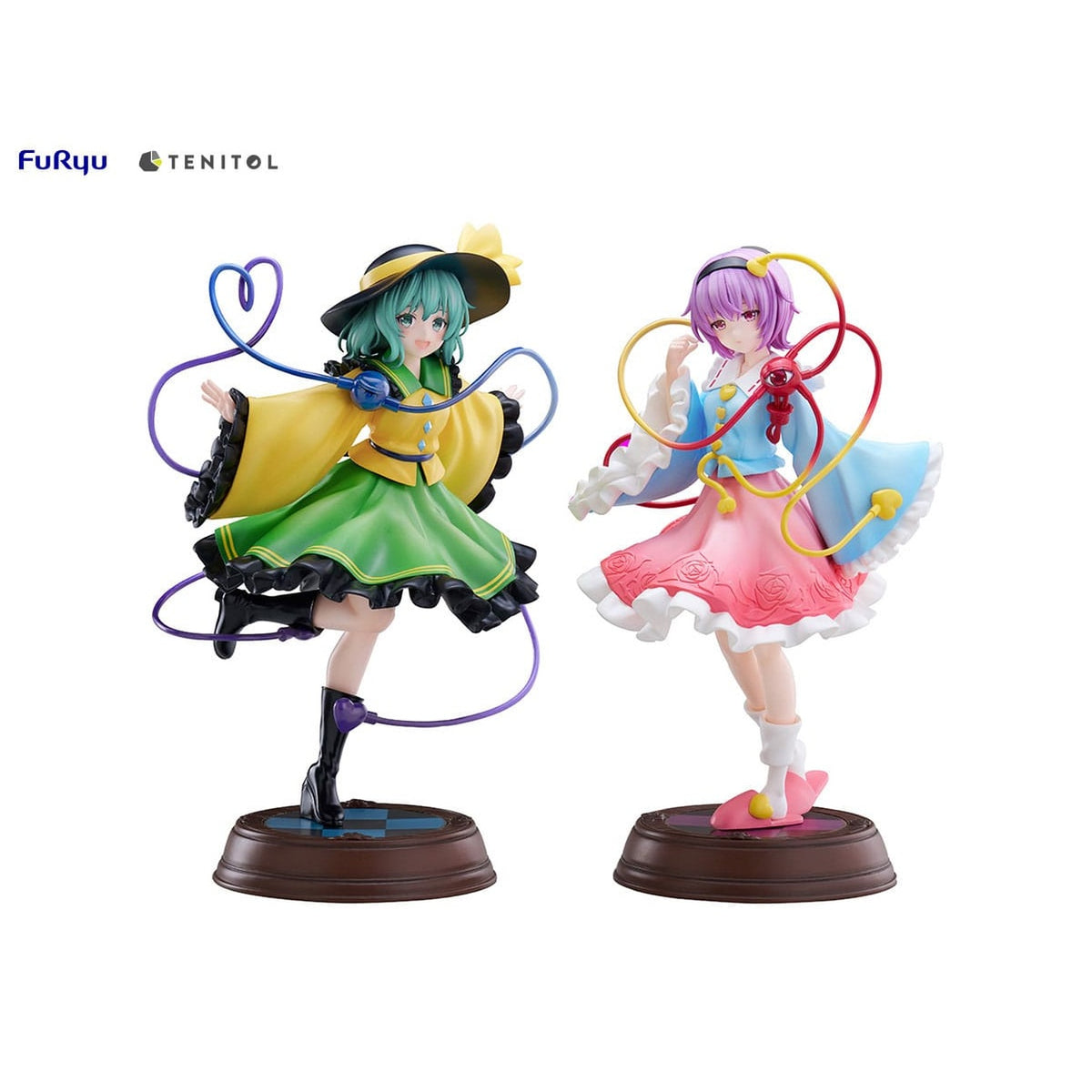 Produktbild Touhou Project Tenitol PVC Statue Koishi Komeiji & Satori Komeiji 22 cm