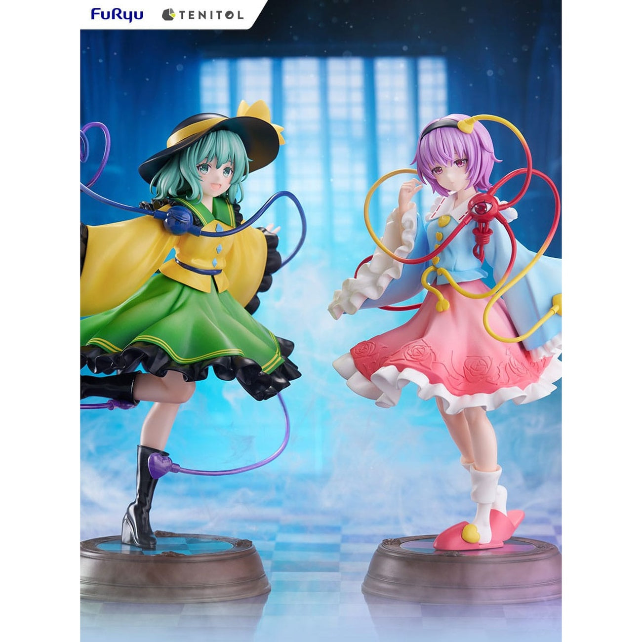 Produktbild Touhou Project Tenitol PVC Statue Koishi Komeiji & Satori Komeiji 22 cm